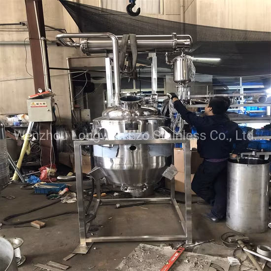 Stainless Steel Low Temperature Vacuum Multifunctional Extraction Tank Vanilla Plant Herb Coffee Essential Oil Tobacoo Anthocyanidin Extraction Machine